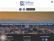 Tablet Screenshot of forrestdebuys.com